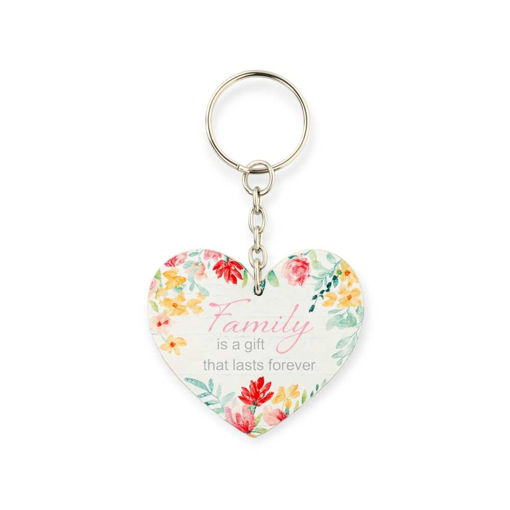 Picture of FLORAL KEYRING - FAMILY